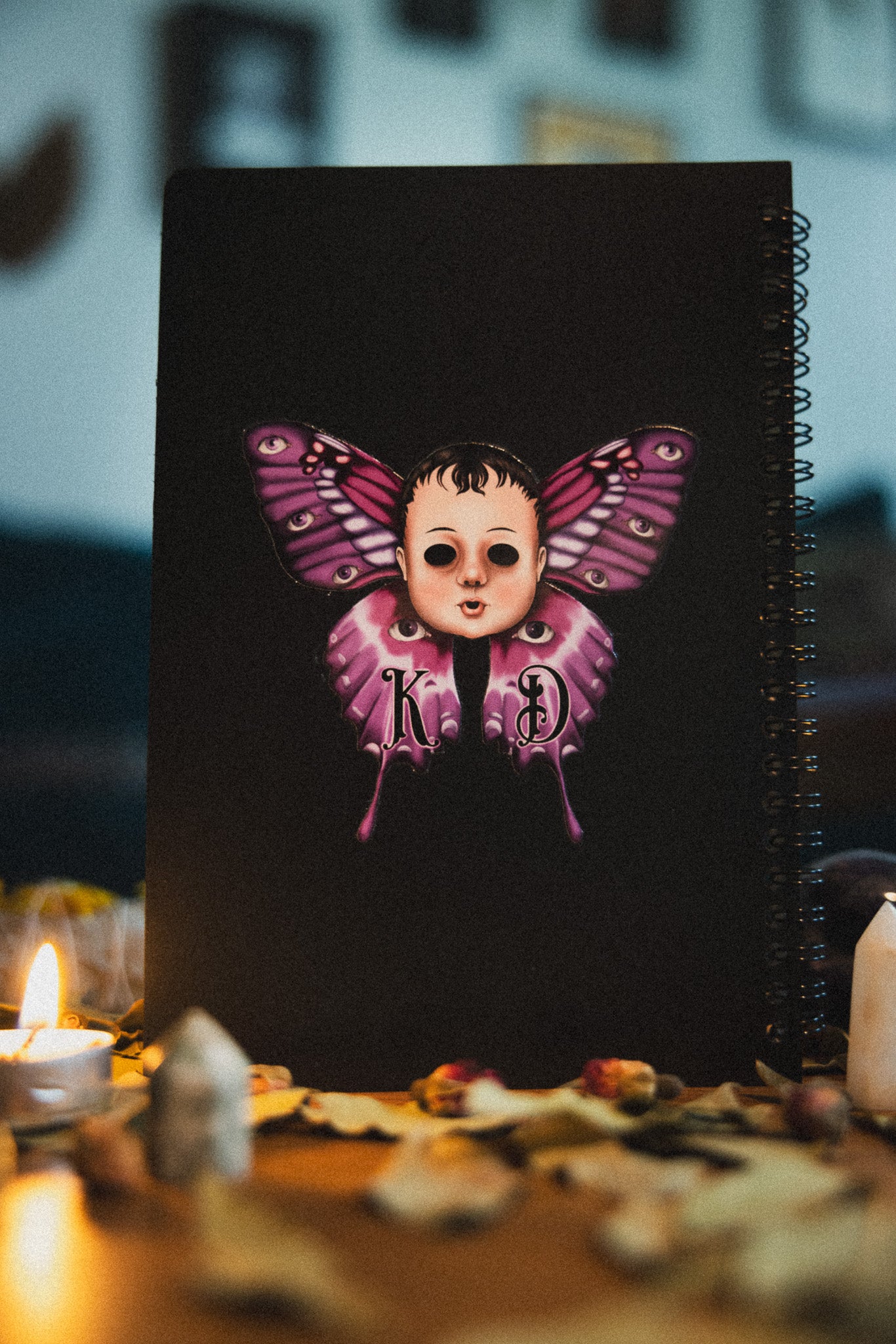 Kelsi Davies & Lola – Haunted Doll Hardcover Journal