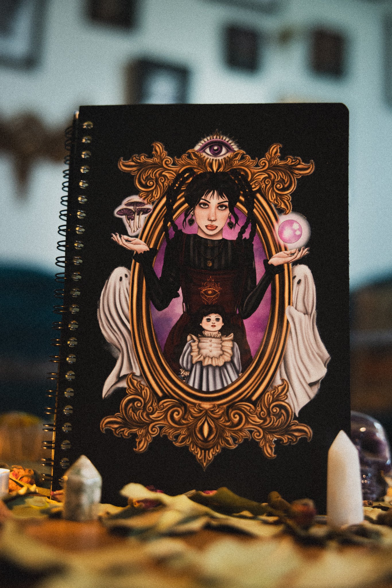 Kelsi Davies & Lola – Haunted Doll Hardcover Journal