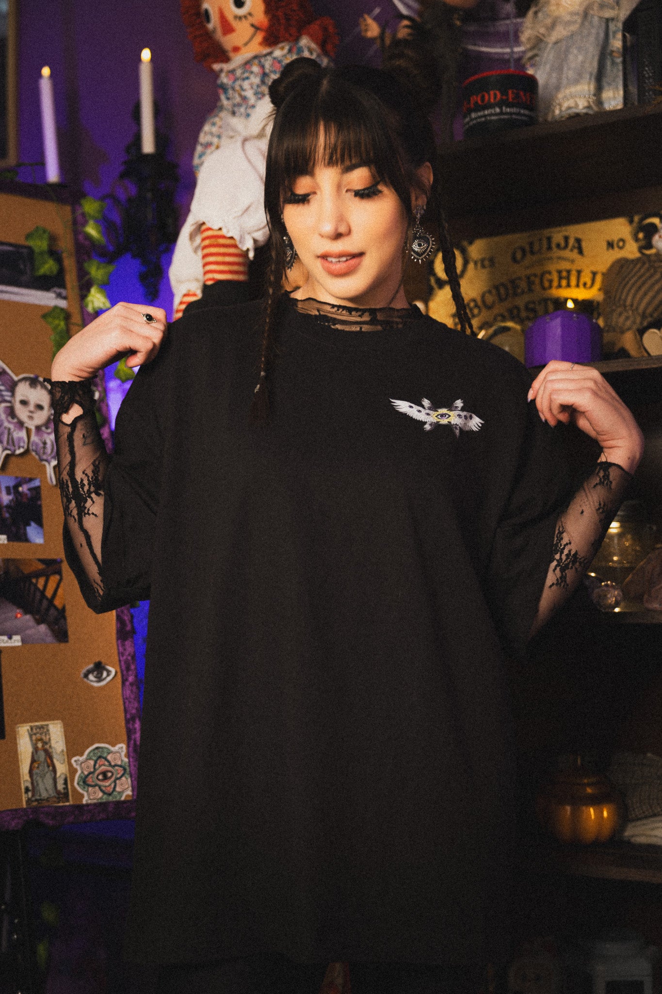 Seraphim w/ Baby Doll Boxy Tee
