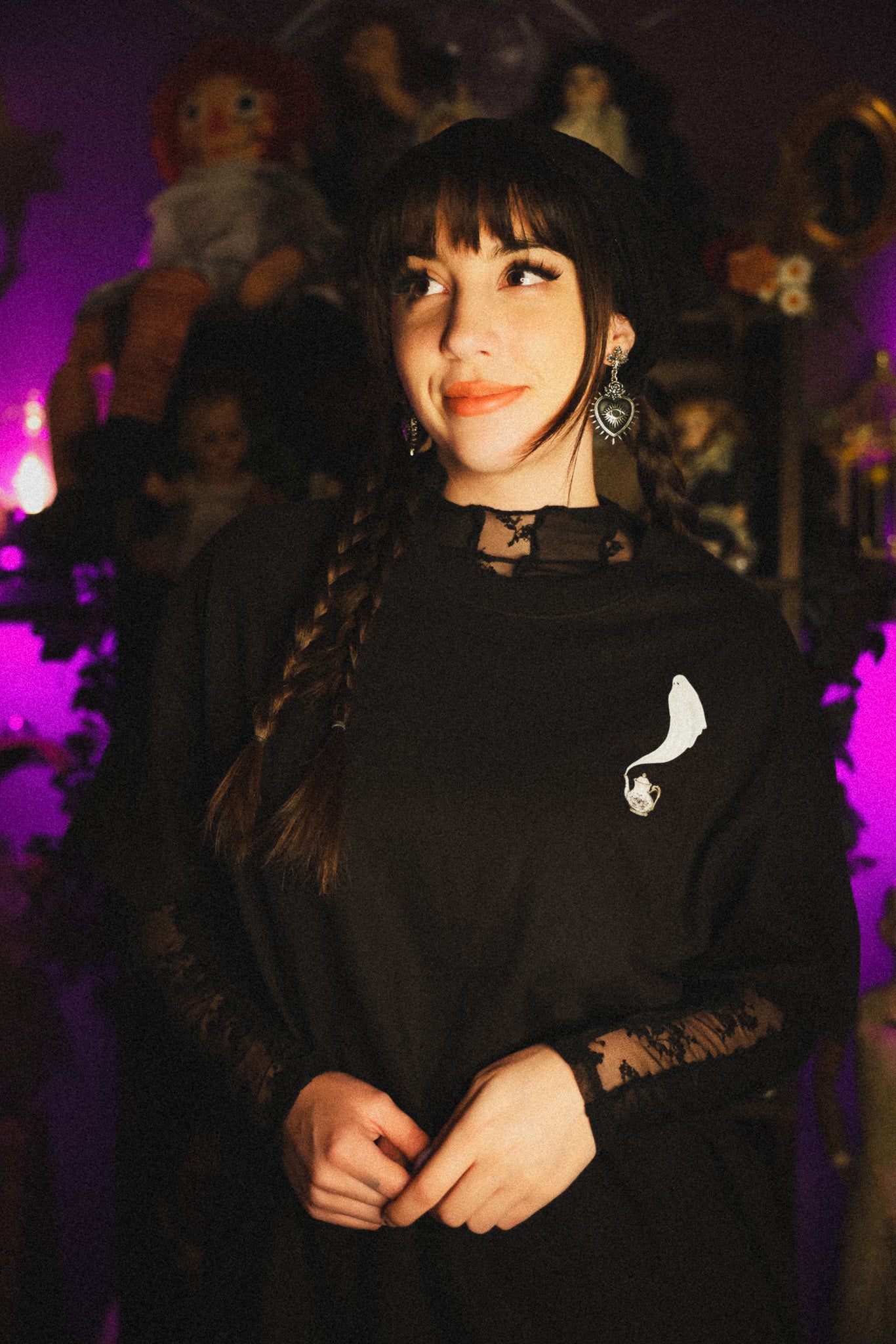 Haunted Doll Tea Party Boxy Tee